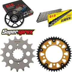 Chain Kit Stealth gold for: HONDA CBR1100 XX Blackbird, 17-44-110 DID530VX3 endless
