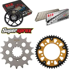 Chain Kit Stealth gold for: HONDA CBR1100 XX Blackbird, 17-44-110 DID530ZVM-X(S&S) endless