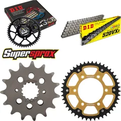 Chain Kit Stealth gold for: DUCATI 695 Monster 08-08/696 15-45-108 DID520VX3 endless