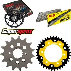 Chain Kit Stealth gold for: DUCATI 750 SS 91-98/888 Stra 15-37-096 DID520VX3 rivet