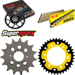 Chain Kit Stealth gold for: DUCATI 750 SS 91-98/888 Stra 15-37-096 DID520VX3(G&B) rivet
