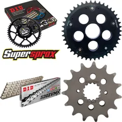 Chain Kit Stealth Edge black for: DUCATI 800 Monster S 15-42-104 DID520ZVM-X(S&S) endless