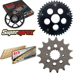 Chain Kit Stealth Edge black for: DUCATI 800 Monster S 15-42-104 DID520ZVM-X(G&G) rivet