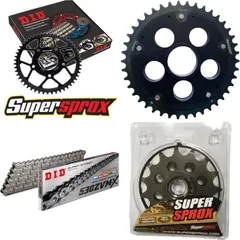 Chain Kit Stealth Edge black for: DUCATI 1200 Multistr 15-40-108 DID530ZVM-X rivet