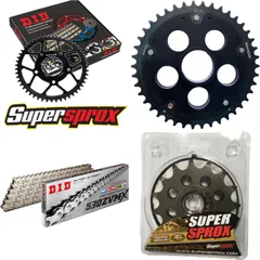 Chain Kit Stealth Edge black for: DUCATI 1200 Multistr 15-40-108 DID530ZVM-X(S&S) rivet