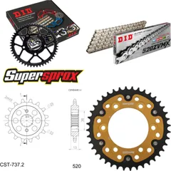 Kettensatz Stealth gold für: DUCATI 907 i.e. 92-92 15-40-108 DID520ZVM-X(S&S) Endlos