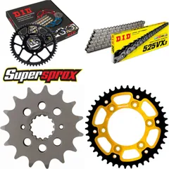 Chain Kit Stealth gold for: DUCATI Sport Touring ST2 97- 15-42-102 DID525VX3 rivet