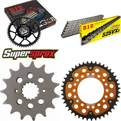 Chain Kit Stealth gold for: DUCATI Sport Touring ST4 99-03 15-43-102 DID525VX3 rivet