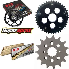Chain Kit Stealth Edge black for: DUCATI 1098 07-09/10 15-38-098 DID525ZVM-X(G&G) rivet