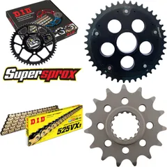 Chain Kit Stealth black for: DUCATI 1199 Panigale R 12 15-39-104 DID525VX3(G&B) rivet