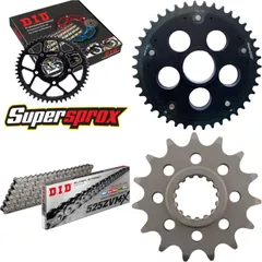 Chain Kit Stealth black for: DUCATI 1199 Panigale R 12 15-39-104 DID525ZVM-X rivet