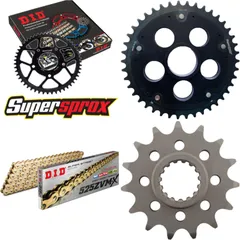 Chain Kit Stealth black for: DUCATI 1199 Panigale R 12 15-39-104 DID525ZVM-X(G&G) rivet