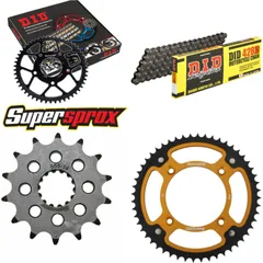 Chain Kit Stealth gold for: YAMAHA YZ85 /LW 19``/16`` 14-52-132 DID428D Clip