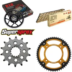 Chain Kit Stealth gold for: YAMAHA YZ85 /LW 19``/16`` 14-52-132 DID428NZ(G&B) Clip