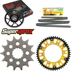 Chain Kit Stealth gold for: YAMAHA WR250 00-01/YZ250 99- 14-50-114 DID520NZ Clip