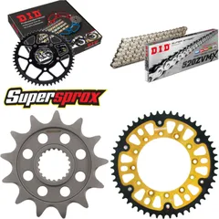 Chain Kit Stealth gold for: YAMAHA WR250 F 01-04/WR250 F 13-50-114 DID520ZVM-X(S&S) endless