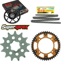 Chain Kit Stealth gold for: YAMAHA XV125 Virago 97-99 13-47-114 DID520NZ Clip