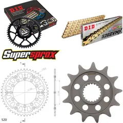 Chain Kit Stealth gold for: YAMAHA YZ250 F 05-09 13-49-114 DID520ZVM-X(G&G) rivet