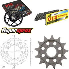 Kettensatz Stealth gold für: YAMAHA YZ250 F 10-15 13-51-116 DID520 Clip
