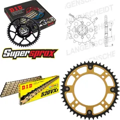 Chain Kit Stealth gold for: YAMAHA XV250 S Virago 95-00/ 16-45-114 DID520VX3(G&B) endless