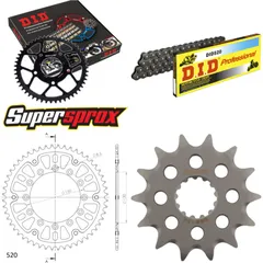 Chain Kit Stealth gold for: YAMAHA WR450 F 03-06 14-51-116 DID520 Clip