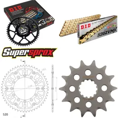 Chain Kit Stealth gold for: YAMAHA WR450 F 03-06 14-51-116 DID520ZVM-X(G&G) endless