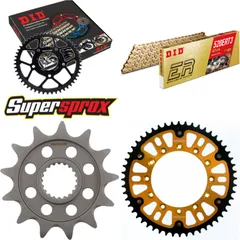 Chain Kit Stealth gold for: YAMAHA WR250 F 05-06 13-52-116 DID520ERT2(G&G) Clip