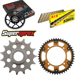 Chain Kit Stealth gold for: YAMAHA TT600 E 96-98 15-47-110 DID520VX3(G&B) endless