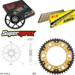 Chain Kit Stealth gold for: YAMAHA XJ6 Diversion /F 09-1 16-46-118 DID520VX3(G&B) Clip