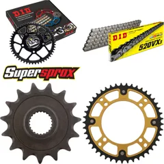 Chain Kit Stealth gold for: YAMAHA XT600 E 97-03 15-45-106 DID520VX3 rivet