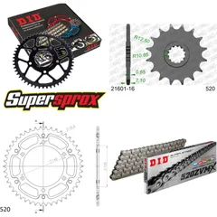 Chain Kit Stealth gold for: YAMAHA XTZ Super Tenere 89-98 16-46-112 DID520ZVM-X endless
