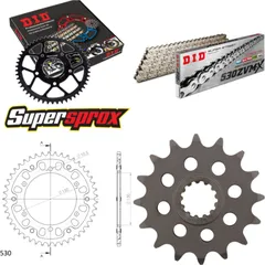 Kettensatz Stealth gold für: YAMAHA FZR1000 Genesis >530< 16-46-110 DID530ZVM-X(S&S) Niet