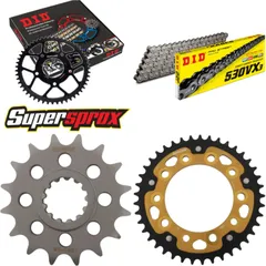 Chain Kit Stealth gold for: YAMAHA YZF1000 R1/R1M 15-15 16-41-114 DID530VX3 rivet