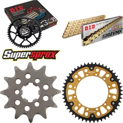 Chain Kit Stealth gold for: KAWASAKI KX125 94-95/KX125 0 12-49-110 DID520ZVM-X(G&G) endless