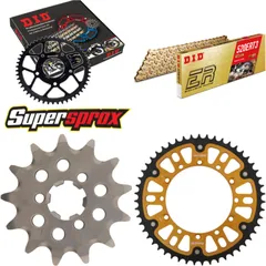 Chain Kit Stealth gold for: KAWASAKI KX125 03-03 13-51-110 DID520ERT2(G&G) Clip
