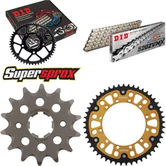 Chain Kit Stealth gold for: KAWASAKI KX250 94-96 14-49-112 DID520ZVM-X(S&S) rivet