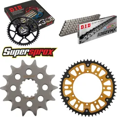 Chain Kit Stealth gold for: KAWASAKI KX250 07-08 14-51-116 DID520ZVM-X endless