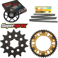Chain Kit Stealth gold for: KAWASAKI KX500 86-86 14-48-114 DID520NZ Clip