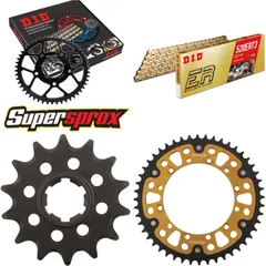 Chain Kit Stealth gold for: KAWASAKI KX500 86-86 14-48-114 DID520ERT2(G&G) Clip