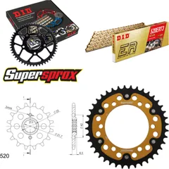Chain Kit Stealth gold for: KAWASAKI EL252 F Eliminator 14-40-112 DID520ERT2(G&G) Clip