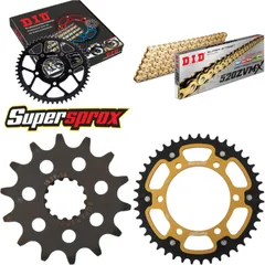 Chain Kit Stealth gold for: KAWASAKI EX250 R Ninja 08-15 14-43-106 DID520ZVM-X(G&G) endless