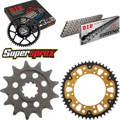 Chain Kit Stealth gold for: KAWASAKI KX250 F 04-05 13-48-114 DID520ZVM-X rivet