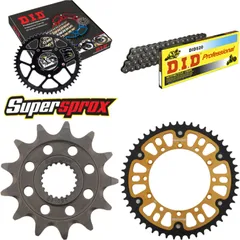 Chain Kit Stealth gold for: KAWASAKI KX250 F 11-15 13-50-114 DID520 Clip