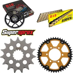 Chain Kit Stealth gold for: KAWASAKI EN650 Vulcan S 15-1 15-46-120 DID520VX3(G&B) Clip