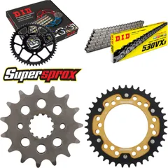 Chain Kit Stealth gold for: KAWASAKI GPX600 R 88-99/GPZ6 15-39-102 DID530VX3 endless