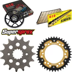 Chain Kit Stealth gold for: KAWASAKI GPX600 R 88-99/GPZ6 15-39-102 DID530VX3(G&B) endless