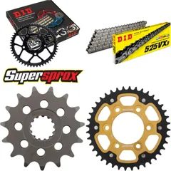 Chain Kit Stealth gold for: KAWASAKI ZX-6R 600 98-02 15-40-108 DID525VX3 endless