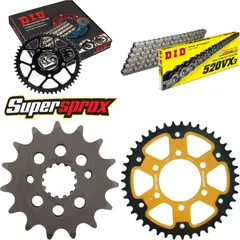Chain Kit Stealth gold for: KAWASAKI ZX-6R /RR 636 05-06 15-43-110 DID520VX3 rivet