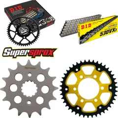 Chain Kit Stealth gold for: KAWASAKI Z650 Custom 78-80 16-42-102 DID530VX3 rivet