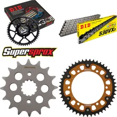 Chain Kit Stealth gold for: KAWASAKI GPX750R 87-90 16-47-110 DID530VX3 rivet